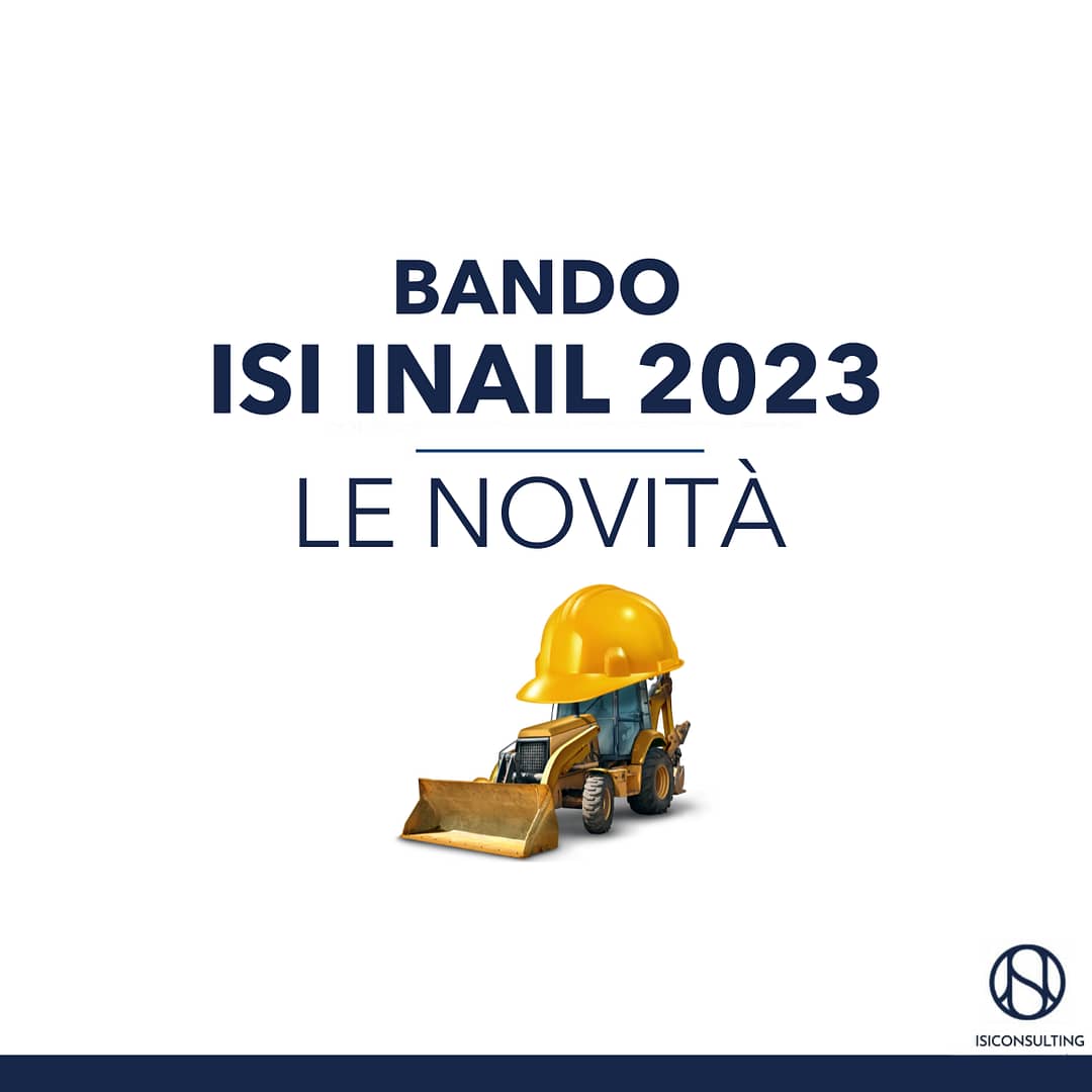 Bando iSI Inail 2023, tutte le novità